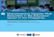 Mainstreaming DRR in the Education Sector in the Philippines