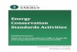 Energy Conservation StandardsActivities - Department of Energy