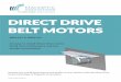 DIRECT DRIVE BELT MOTORS - Magnetic Innovations