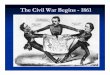 The Civil War Begins The Civil War Begins --1861 1861