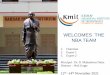 WELCOMES THE NBA TEAM - kmit.in