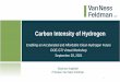 Carbon Intensity of Hydrogen