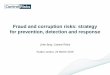 Fraud and corruption risks: strategy for ... - marim.org