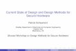 Current State of Design and Design Methods for Secure Hardware