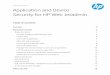 Application and Device Security for HP Web Jetadmin - ENWW