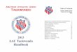 Taekwondo 2013 AAU Taekwondo Handbook - aau minnesota state