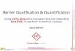 Barrier Qualification & Quantification