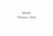 Math Fitness Test - SMU