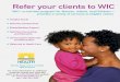 Refer your clients to WIC - Florida Department of Health