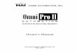 OmniPro II Owner's Manual (Version 2.4) - Linder Security