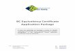 BC Equivalency Certificate Application Package - BC Association for