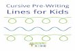 Cursive Pre-Writing Line Packet - Weebly