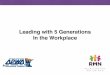 Leading With 5 Generations In Today's Workplace