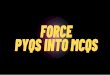 FORCE PYQ MCQ - clarifyknowledge.in