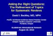 The Refinement of Topics for Systematic Reviews - Guidelines