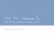 CSE 158 Lecture 10 - University of California, San Diego