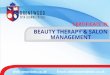 BEAUTY THERAPY & SALON MANAGEMENT