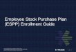 Employee Stock Purchase Plan (ESPP) Enrollment Guide