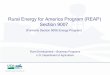 Rural Energy for America Program (REAP) Section 9007