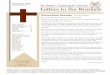 Volume 12, No. 3 St. Peter’s Episcopal Church Letters to 