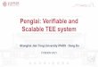 Penglai: Verifiable and Scalable TEE system