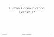 Human Communication Lecture 12 - inf.ed.ac.uk