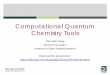 Computational Quantum Chemistry Tools