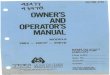 Owners and Operators Manual - ippe.com