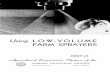 Using LOW-VOLUME FARM SPRAYERS - AUrora Home