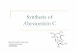 Synthesisof Abyssomicin C - University of Oxford