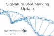 SigNature DNA Marking Update - DLA
