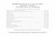 William Penn University 2020 2021 Academic Catalog