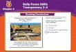 Daily Focus Skills Transparency 2 3 Chapter 2