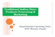 Traditional Indian Dairy Products Processing & Marketing