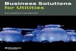 Business Solutions for Utilities