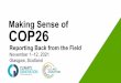 Making Sense of COP26 - wrrc.arizona.edu