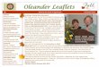 Oleander Leaflets visit
