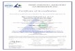 Certificate of Accreditation - CALMET