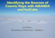 Identifying the Sources of Cosmic Rays with AMANDA and IceCube