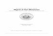 Digest of Tax Measures 23rd Legislature Regular Session of 