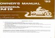 Honda PA50 owners manual - lijklema.com