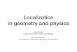 Localization in geometry and physics