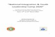 “National Integration & Youth Leadership Camp 2020