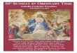 33RD 29UNDAY th SUNDAY IN ORDINARY in Ordinary Time TIME 