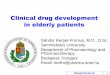 Clinical drug development in elderly patients