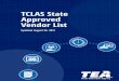 Vendor List Approved TCLAS State