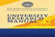 PHILIPPINE NORMAL UNIVERSITY RESEARCH MANUAL ) )