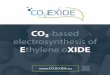 CO₂-based electrosynthesis of Ethylene oXIDE