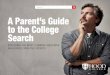 A Parent’s Guide to the College Search