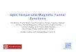 Spin Torque and Magnetic Tunnel Junctions